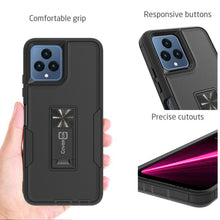 Load image into Gallery viewer, T-Mobile REVVL 6X 5G Case Heavy Duty Rugged Phone Cover w/ Kickstand