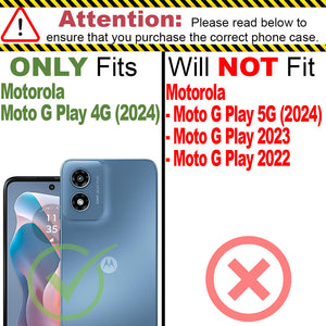 Motorola Moto G Play 2024 Case Heavy Duty Military Grade Phone Cover (Copy)