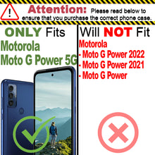 Load image into Gallery viewer, Motorola Moto G Power 5G 2023 Case Heavy Duty Rugged Phone Cover w/ Kickstand