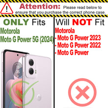 Load image into Gallery viewer, Motorola Moto G Power 5G 2024 Case Slim TPU Phone Cover w/ Carbon Fiber
