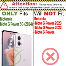 Load image into Gallery viewer, Motorola Moto G Power 5G 2024 Case Slim TPU Phone Cover w/ Carbon Fiber