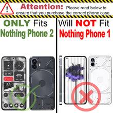 Load image into Gallery viewer, Nothing Phone 2 Clear Phone Case Hybrid Slim Hard Back TPU Case Chrome Buttons