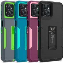 Load image into Gallery viewer, Motorola Moto G Power 5G 2023 Case Heavy Duty Rugged Phone Cover w/ Kickstand