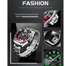 Load image into Gallery viewer, Watches For Men, Classic Stainless Steel Wristband 30M Waterproof Quartz Mens Watch