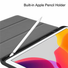 Load image into Gallery viewer, CoverON Smart Cover For Apple iPad 10.2" inch 8th & 7th Generation Case, Slim Flip Pen Holder Tablet Auto Wake / Sleep - Black