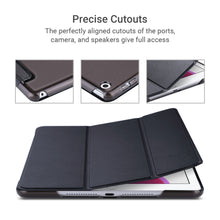 Load image into Gallery viewer, CoverON Smart Cover For Apple iPad Pro 10.5" Case, Tri Fold Tablet Case - Transparent Smoke