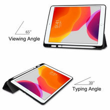 Load image into Gallery viewer, CoverON Smart Cover For Apple iPad Pro 10.5" Case, Slim Flip Pen Holder Tablet Auto Wake / Sleep - Black