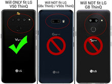 Load image into Gallery viewer, LG V50 ThinQ Clear Case - Slim Hard Phone Cover - ClearGuard Series
