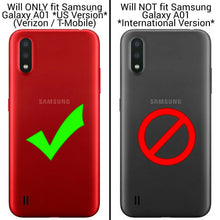 Load image into Gallery viewer, Samsung Galaxy A01 (US Version) Case - Metal Kickstand Hybrid Phone Cover - SleekStand Series