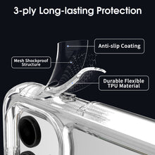 Load image into Gallery viewer, Samsung Galaxy A04S / Galaxy A13 5G Clear Hybrid Slim Hard Back TPU Case Chrome Buttons