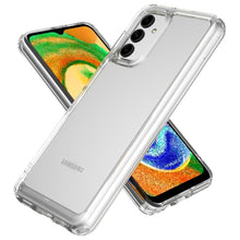 Load image into Gallery viewer, Samsung Galaxy A04S / Galaxy A13 5G Clear Hybrid Slim Hard Back TPU Case Chrome Buttons