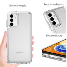 Load image into Gallery viewer, Samsung Galaxy A04S / Galaxy A13 5G Clear Hybrid Slim Hard Back TPU Case Chrome Buttons