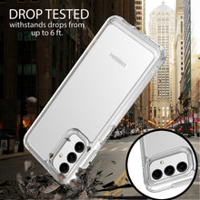 Load image into Gallery viewer, Samsung Galaxy A04S / Galaxy A13 5G Clear Hybrid Slim Hard Back TPU Case Chrome Buttons