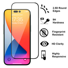 Load image into Gallery viewer, Apple iPhone 14 Pro Screen Protector Tempered Glass (1-3 Piece)