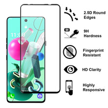 Load image into Gallery viewer, LG K92 5G Case - Clear Tinted Metal Ring Phone Cover - Dynamic Series