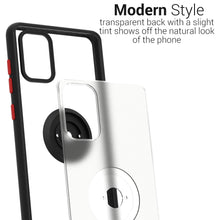 Load image into Gallery viewer, Samsung Galaxy A71 Case - Clear Tinted Metal Ring Phone Cover - Dynamic Series