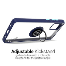 Load image into Gallery viewer, Samsung Galaxy A71 Case - Clear Tinted Metal Ring Phone Cover - Dynamic Series