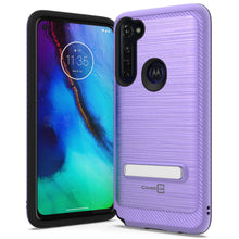 Load image into Gallery viewer, Motorola Moto G Stylus Case - Metal Kickstand Hybrid Phone Cover - SleekStand Series