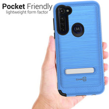 Load image into Gallery viewer, Motorola Moto G Stylus Case - Metal Kickstand Hybrid Phone Cover - SleekStand Series