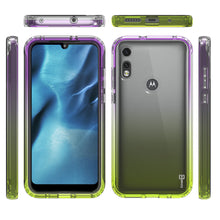 Load image into Gallery viewer, Motorola Moto E (2020) Clear Case Full Body Colorful Phone Cover - Gradient Series