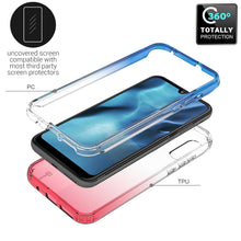 Load image into Gallery viewer, Motorola Moto E (2020) Clear Case Full Body Colorful Phone Cover - Gradient Series