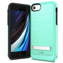 Load image into Gallery viewer, Apple iPhone SE 2022 / iPhone SE 2020 / iPhone 8 / iPhone 7 Case - Metal Kickstand Hybrid Phone Cover - SleekStand Series