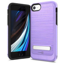 Load image into Gallery viewer, Apple iPhone SE 2022 / iPhone SE 2020 / iPhone 8 / iPhone 7 Case - Metal Kickstand Hybrid Phone Cover - SleekStand Series