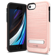 Load image into Gallery viewer, Apple iPhone SE 2022 / iPhone SE 2020 / iPhone 8 / iPhone 7 Case - Metal Kickstand Hybrid Phone Cover - SleekStand Series