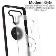 Load image into Gallery viewer, LG K51 / Reflect Case - Clear Tinted Metal Ring Phone Cover - Dynamic Series
