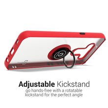 Load image into Gallery viewer, LG K51 / Reflect Case - Clear Tinted Metal Ring Phone Cover - Dynamic Series
