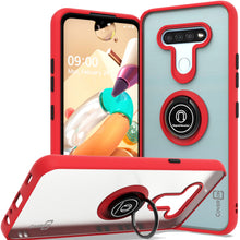 Load image into Gallery viewer, LG K51 / Reflect Case - Clear Tinted Metal Ring Phone Cover - Dynamic Series