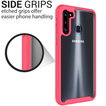 Load image into Gallery viewer, Samsung Galaxy A21 Case - Heavy Duty Shockproof Clear Phone Cover - EOS Series