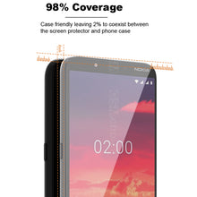 Load image into Gallery viewer, Nokia C2 (5.7") Tempered Glass Screen Protector - InvisiGuard Series (1-3 Piece)