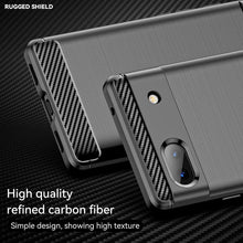 Load image into Gallery viewer, Google Pixel 6a Slim Soft Flexible Carbon Fiber Brush Metal Style TPU Case