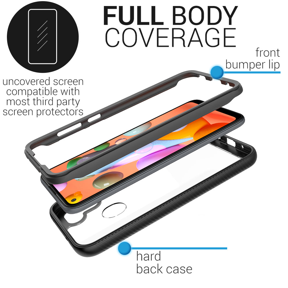 Samsung Galaxy A11 Case Heavy Duty Shockproof Clear Phone Cover EOS Series