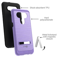 Load image into Gallery viewer, LG K51 / Reflect Case - Metal Kickstand Hybrid Phone Cover - SleekStand Series