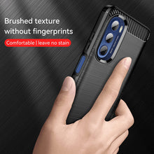 Load image into Gallery viewer, Motorola Moto G Stylus 5G 2022 Case Slim TPU Phone Cover w/ Carbon Fiber