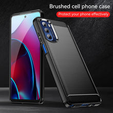 Load image into Gallery viewer, Motorola Moto G 5G 2022 Slim Soft Flexible Carbon Fiber Style TPU Case
