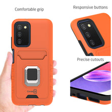 Load image into Gallery viewer, Samsung Galaxy A03s Case with Metal Ring - Card Series