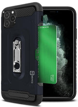 Load image into Gallery viewer, iPhone 11 Pro Kickstand Case with Card Holder - Zipp Series