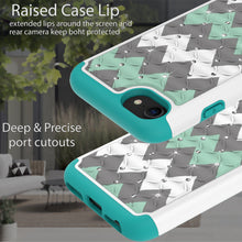 Load image into Gallery viewer, Apple iPhone SE 2022 / iPhone SE 2020 / iPhone 8 / iPhone 7 Case - Rhinestone Bling Hybrid Phone Cover - Aurora Series