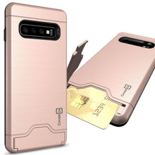 Load image into Gallery viewer, Samsung Galaxy S10 Case with Card Holder Kickstand - SecureCard Series