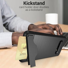 Load image into Gallery viewer, Samsung Galaxy S10 Case with Card Holder Kickstand - SecureCard Series