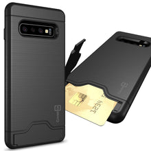 Load image into Gallery viewer, Samsung Galaxy S10 Case with Card Holder Kickstand - SecureCard Series