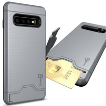 Load image into Gallery viewer, Samsung Galaxy S10 Case with Card Holder Kickstand - SecureCard Series