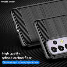 Load image into Gallery viewer, Samsung Galaxy A33 5G Slim Soft Flexible Carbon Fiber Brush Metal Style TPU Case
