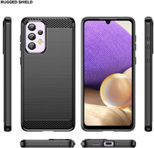 Load image into Gallery viewer, Samsung Galaxy A33 5G Slim Soft Flexible Carbon Fiber Brush Metal Style TPU Case