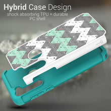 Load image into Gallery viewer, Motorola Moto G Stylus Case - Rhinestone Bling Hybrid Phone Cover - Aurora Series