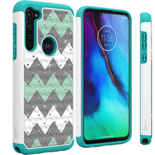 Load image into Gallery viewer, Motorola Moto G Stylus Case - Rhinestone Bling Hybrid Phone Cover - Aurora Series