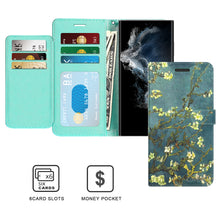 Load image into Gallery viewer, Samsung Galaxy S23 Ultra Wallet Case RFID Blocking Leather Folio Phone Pouch